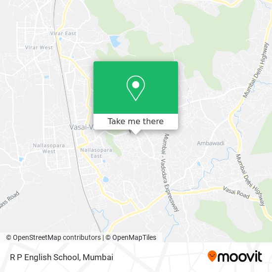 R P English School map