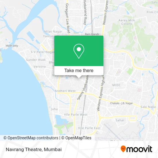 Navrang Theatre map