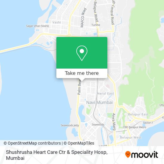 Shushrusha Heart Care Ctr & Speciality Hosp map