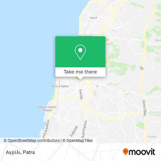 Αγρίλι map