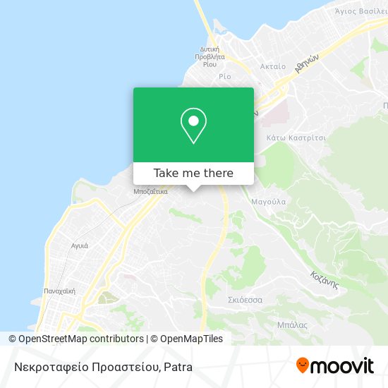 Νεκροταφείο Προαστείου map