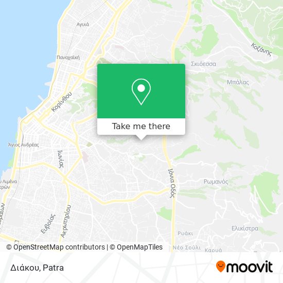 Διάκου map
