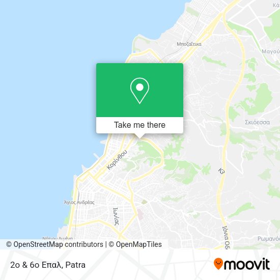 2ο & 6ο Επαλ map