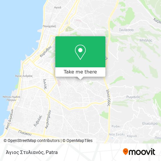 Άγιος Στυλιανός map