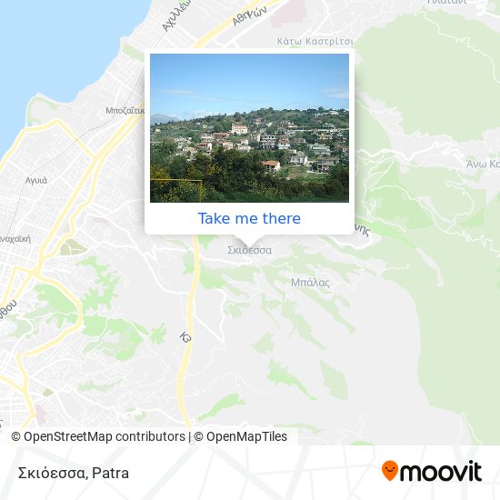 Σκιόεσσα map