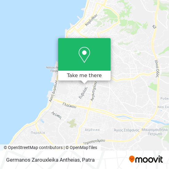 Germanos Zarouxleika Antheias map