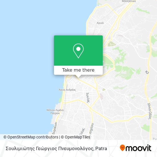 Σουλιμιώτης Γεώργιος Πνευμονολόγος map