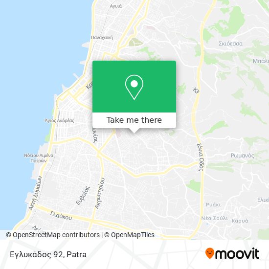 Εγλυκάδος 92 map