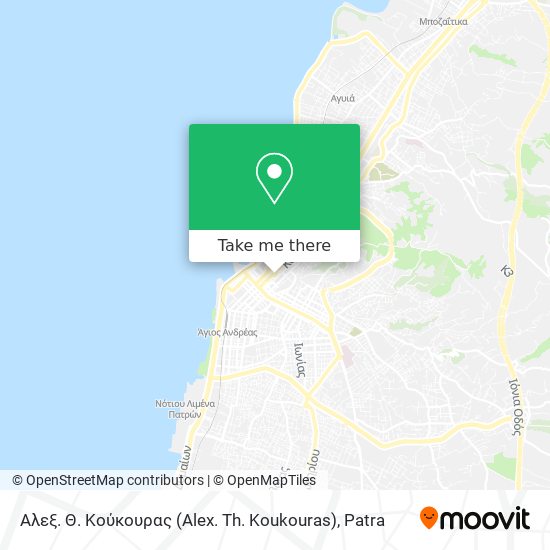 Αλεξ. Θ. Κούκουρας (Alex. Th. Koukouras) map
