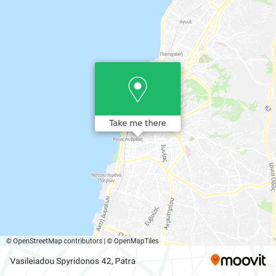 Vasileiadou Spyridonos 42 map