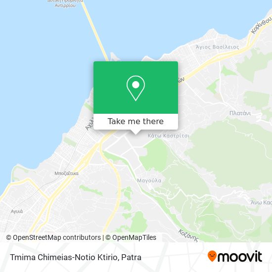 Tmima Chimeias-Notio Ktirio map