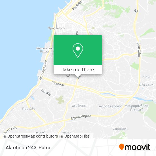 Akrotiriou 243 map