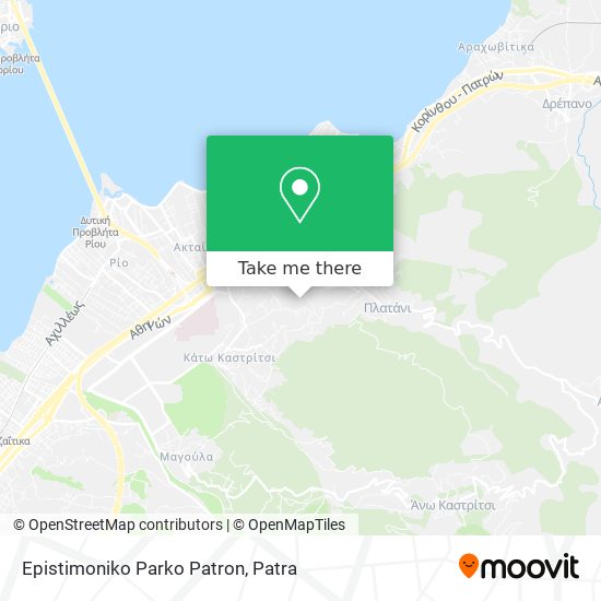 Epistimoniko Parko Patron map