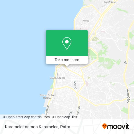 Karamelokosmos Karameles map