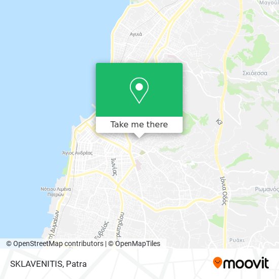 SKLAVENITIS map
