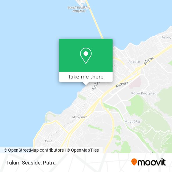 Tulum Seaside map