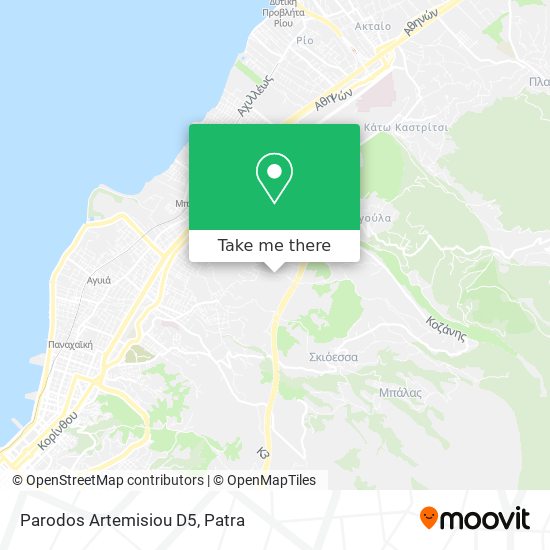 Parodos Artemisiou D5 map