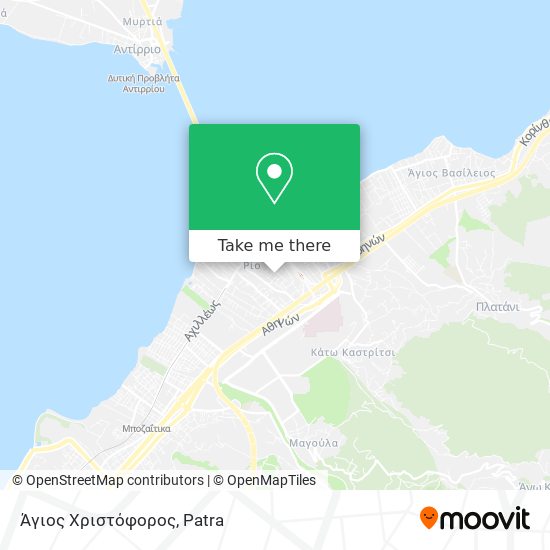 Άγιος Χριστόφορος map