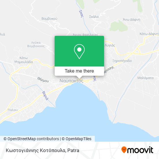 Κωστογιάννης Κοτόπουλα map