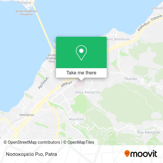 Νοσοκομείο Ριο map