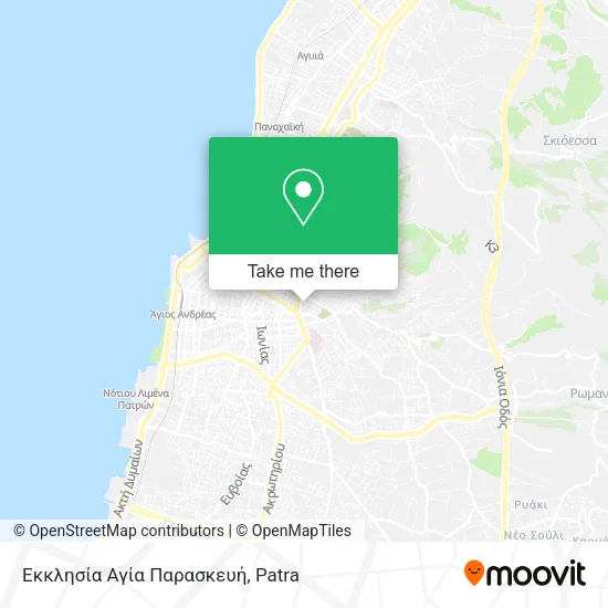 Εκκλησία Αγία Παρασκευή map