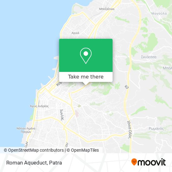 Roman Aqueduct map