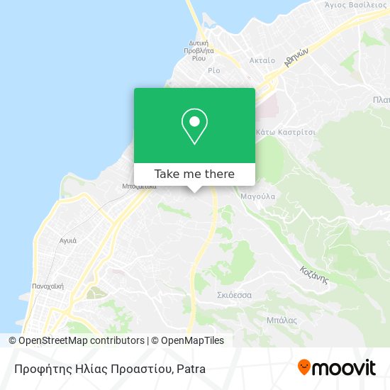 Προφήτης Ηλίας Προαστίου map