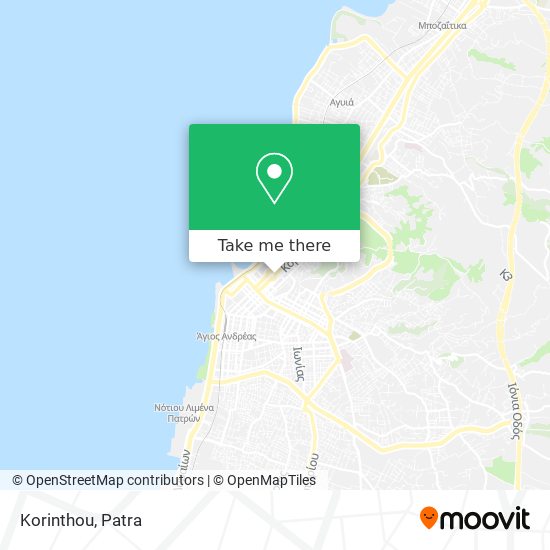 Korinthou map