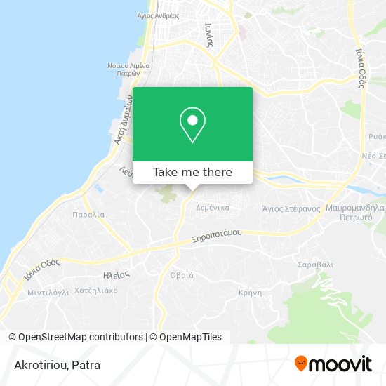 Akrotiriou map