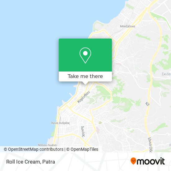 Roll Ice Cream map