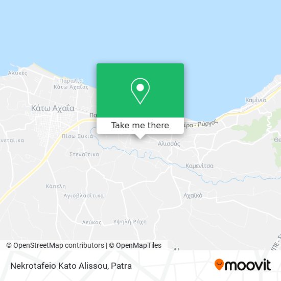 Nekrotafeio Kato Alissou map