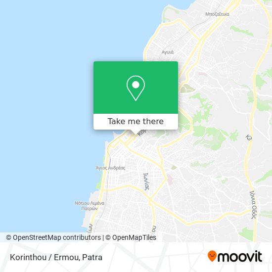 Korinthou / Ermou map