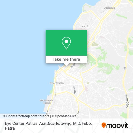 Eye Center Patras, Λεπίδας Ιωάννης, M.D, Febo map