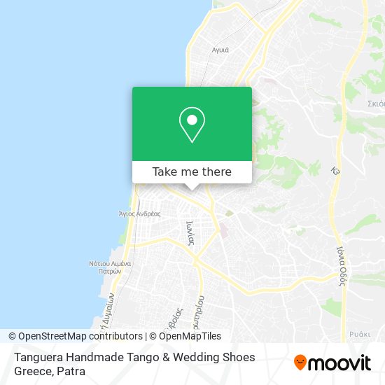 Tanguera Handmade Tango & Wedding Shoes Greece map