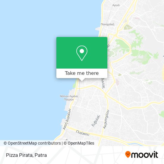Pizza Pirata map