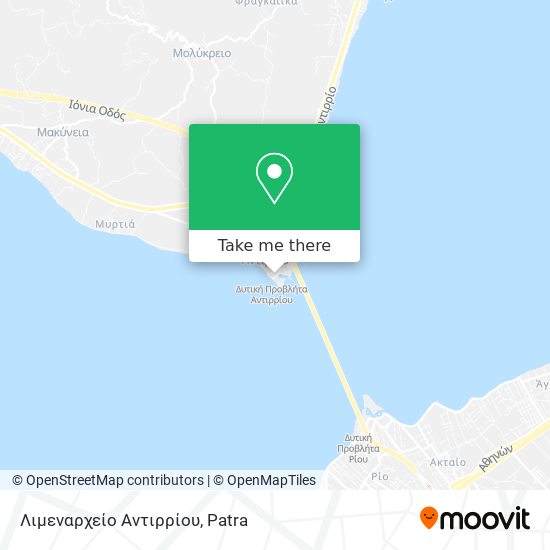 Λιμεναρχείο Αντιρρίου map