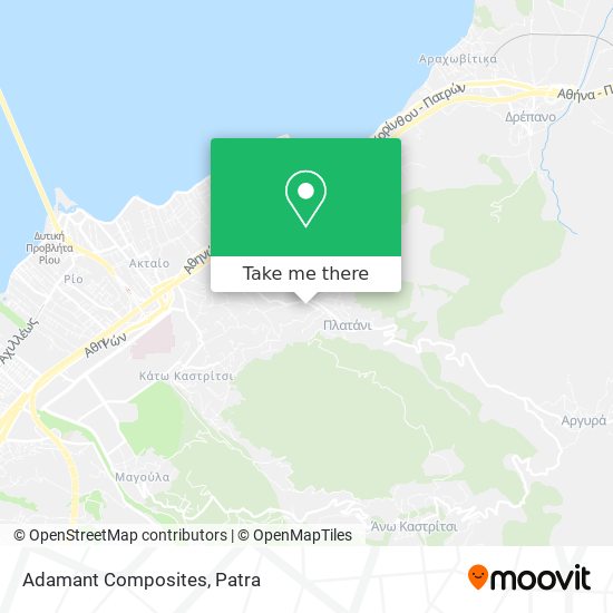 Adamant Composites map