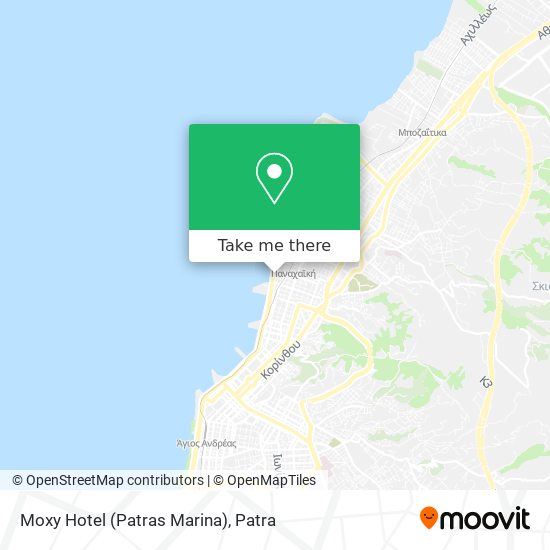 Moxy Hotel (Patras Marina) map
