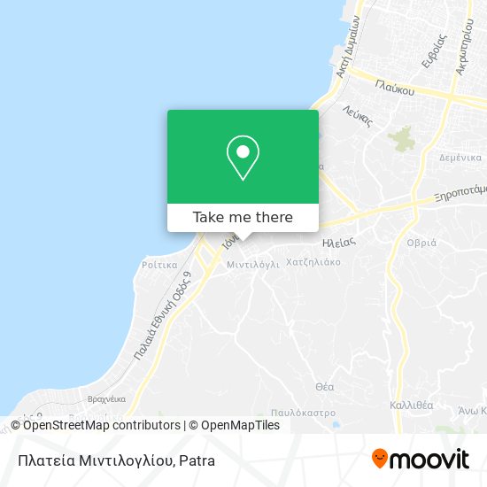 Πλατεία Μιντιλογλίου map