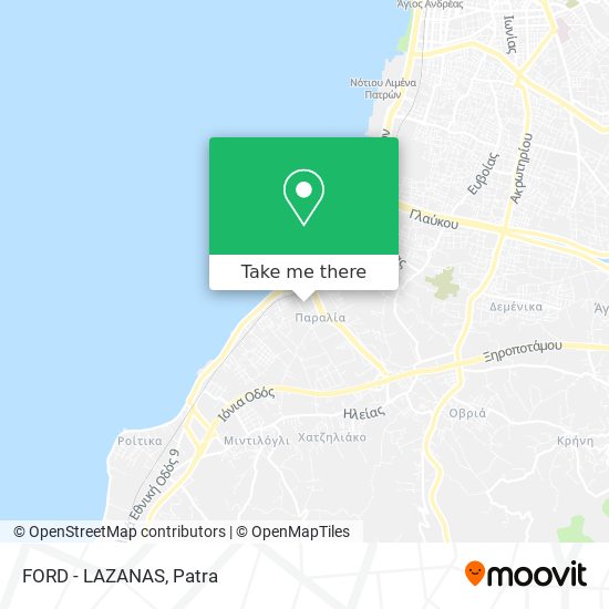FORD - LAZANAS map