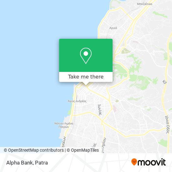 Alpha Bank map