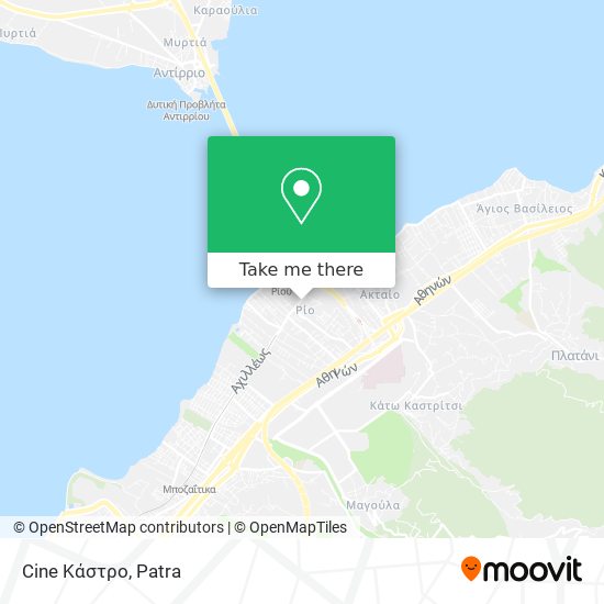 Cine Κάστρο map