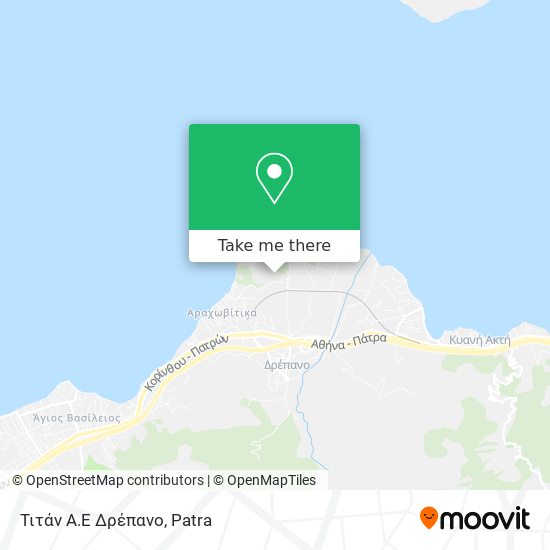 Τιτάν Α.Ε Δρέπανο map
