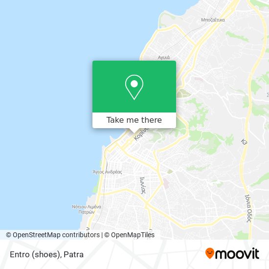Entro (shoes) map