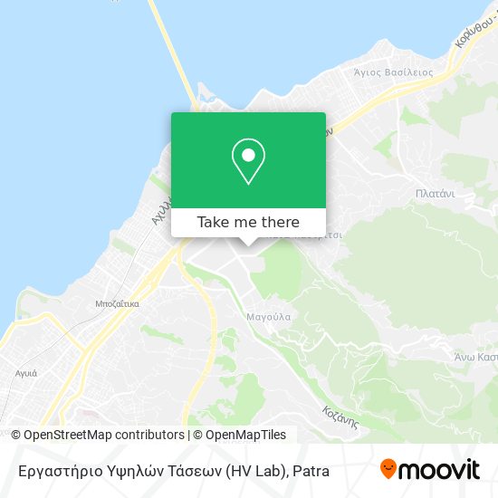 Εργαστήριο Υψηλών Τάσεων (HV Lab) map