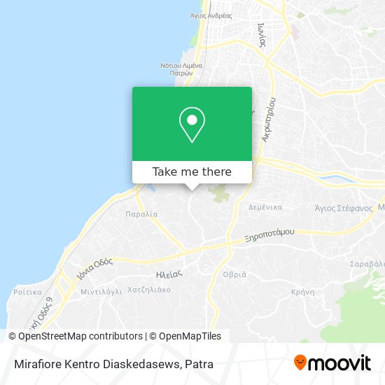 Mirafiore Kentro Diaskedasews map