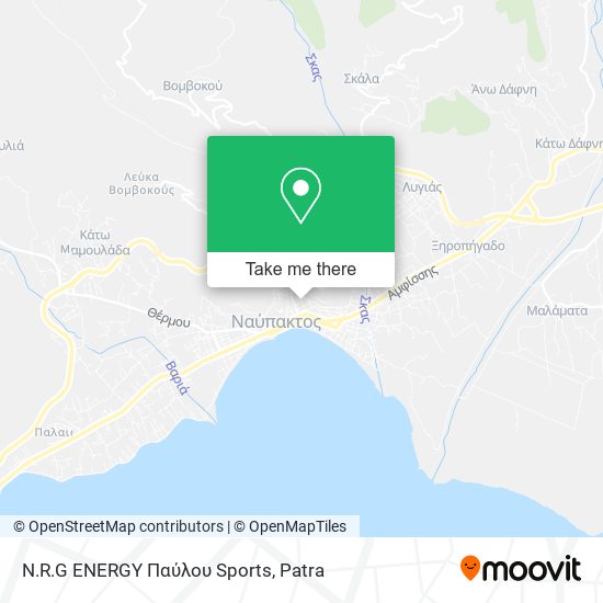 N.R.G ENERGY Παύλου Sports map