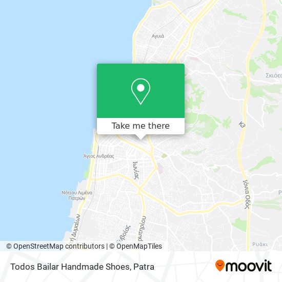 Todos Bailar Handmade Shoes map