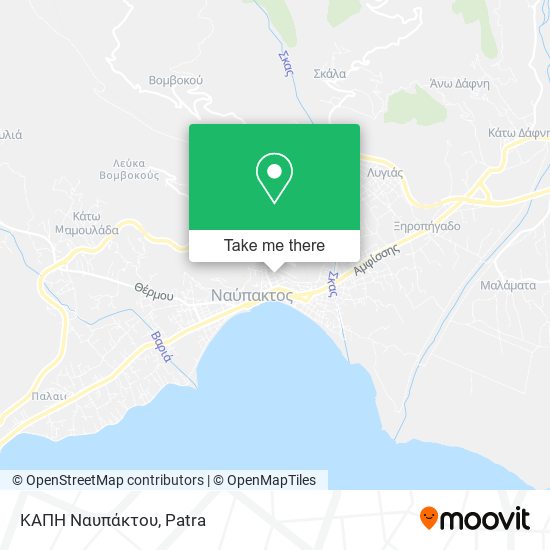 ΚΑΠΗ Ναυπάκτου map
