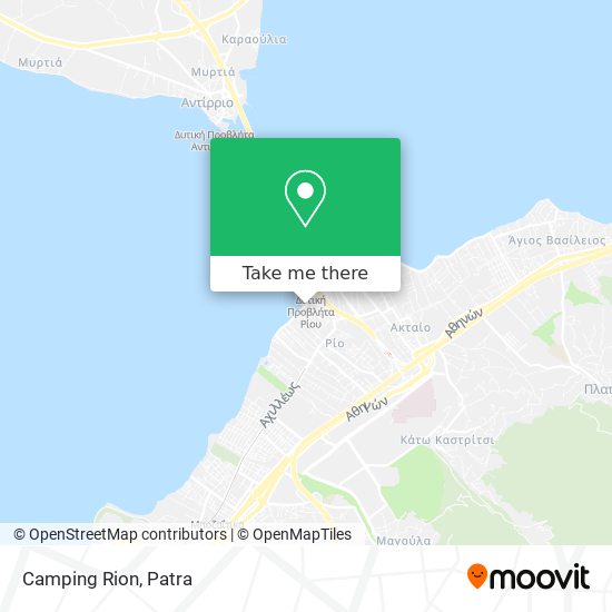 Camping Rion map